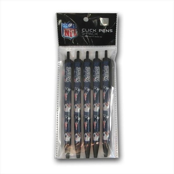 Pro Specialties Group Pro Specialties Group NFL New England Patriots 5 Pack Click Pens PEN5FBNEP